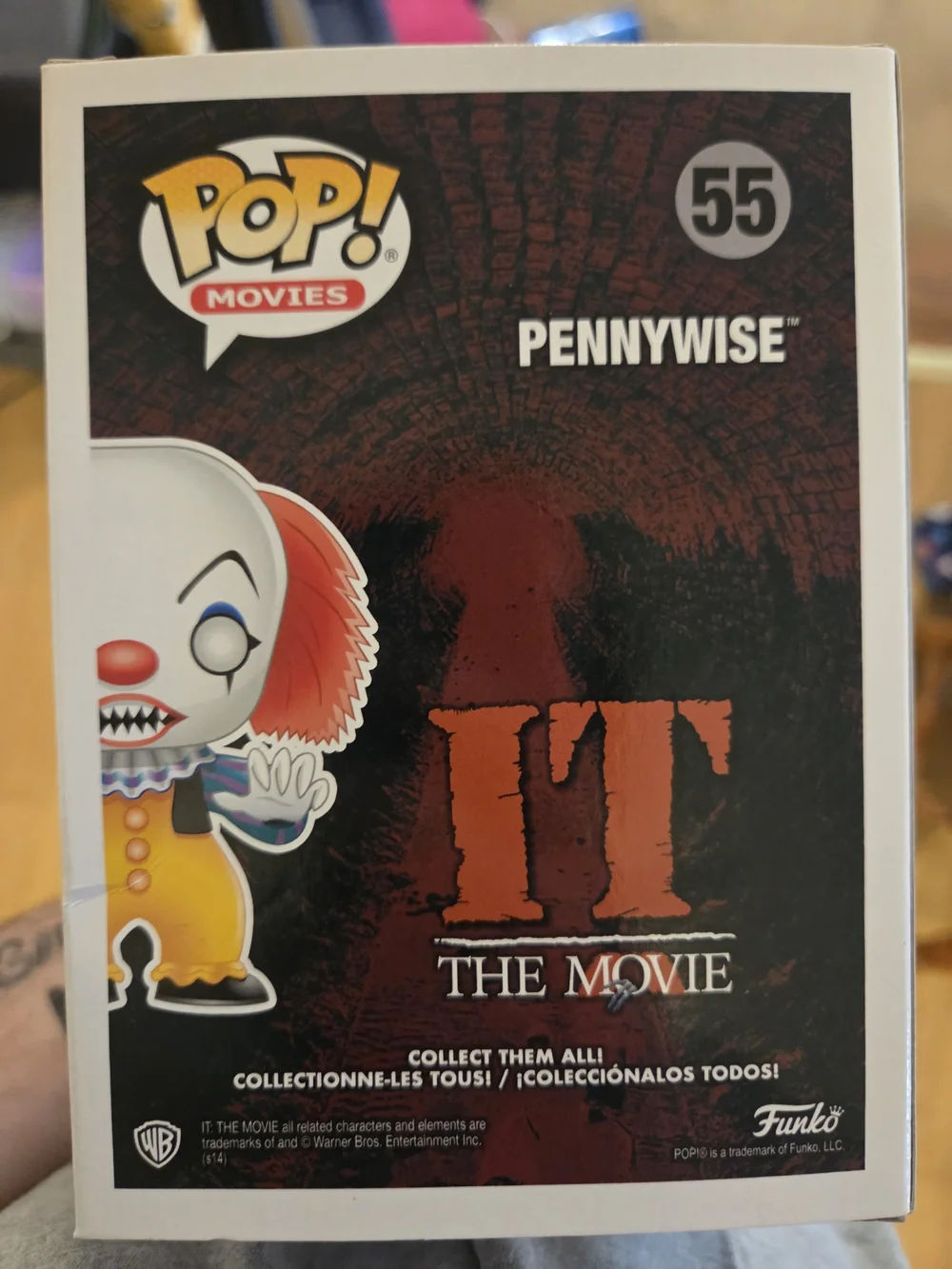 Funko Pennywise Pop! Figure - White, Red, Yellow, Blue - Picture 5 of 5
